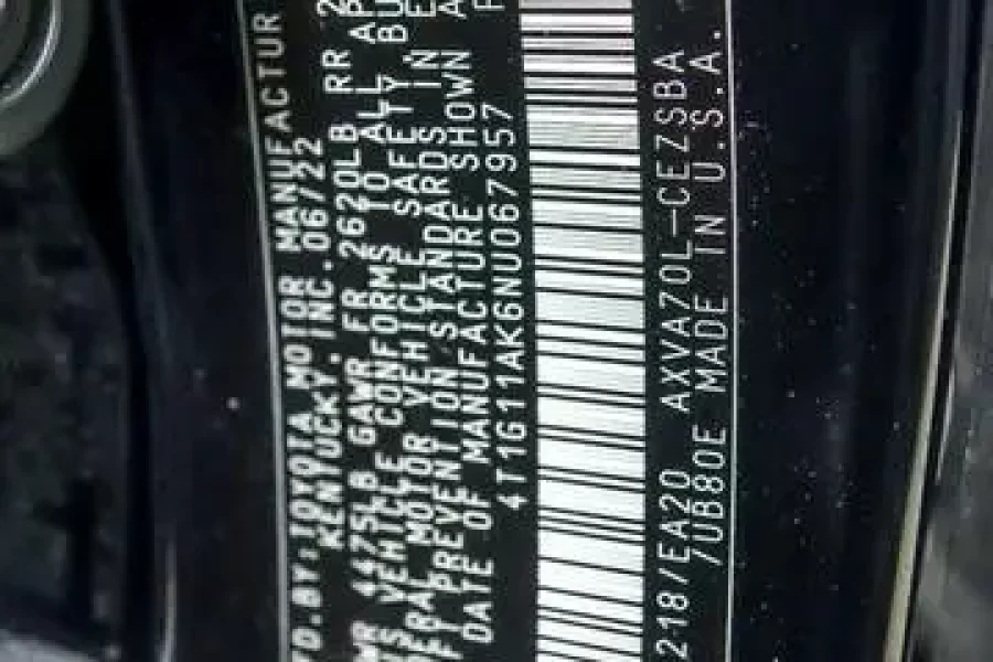 2022 Toyota Camry SE