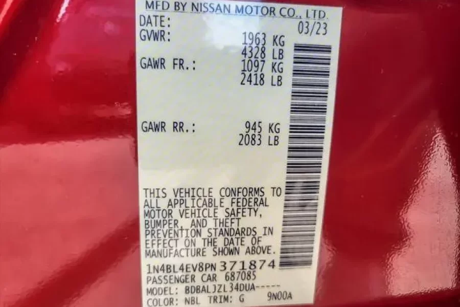 2023 Nissan Altima 2.5 SL